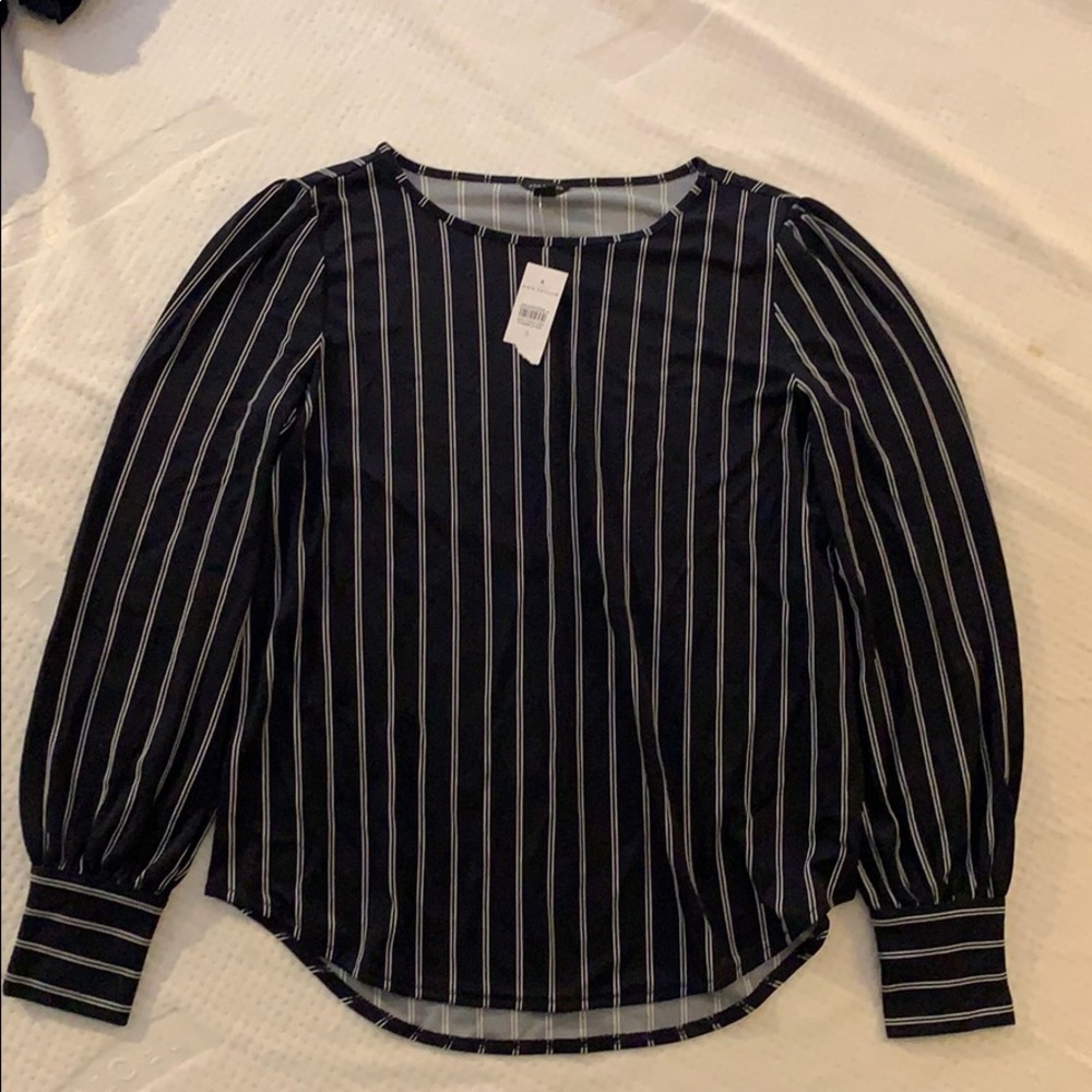 *NWT* Stride Matte Jersey Blouse Night Sky
